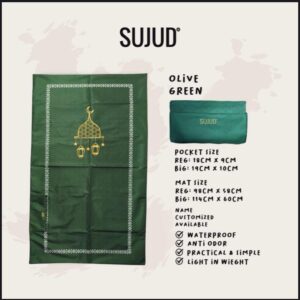 Olive Green Sujud Musallah