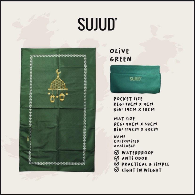 Olive Green Sujud Musallah