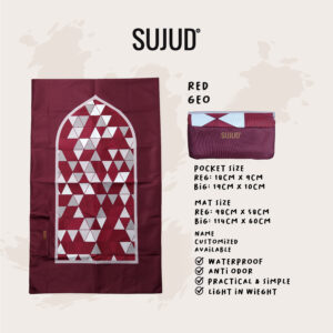 Red Geometry Sujud Musallah